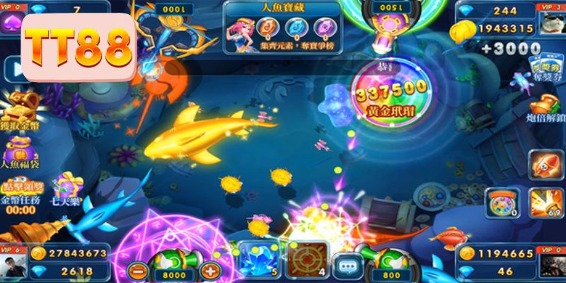 Game Bắn cá Thần Tài TT88 siêu ăn khách tại nhà cái